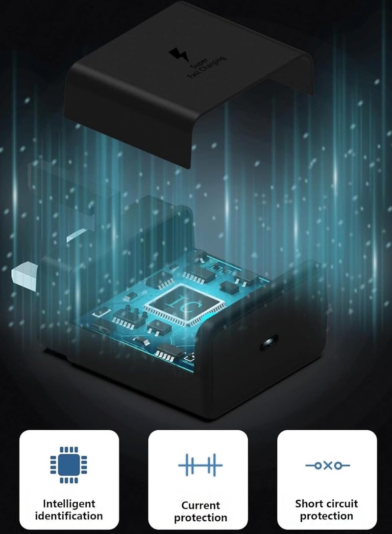 Chappeline CH3 65W Fast Charger with Two PD Ports and One USB Port - Black - Image 3